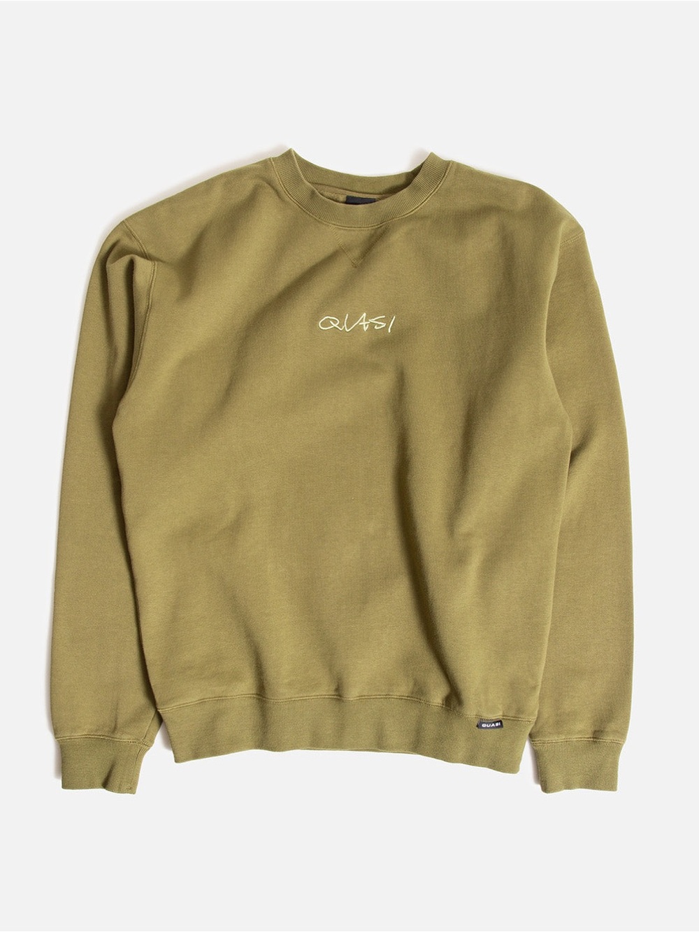 Quasi Skateboard Note Army Crewneck Sweatshirt
